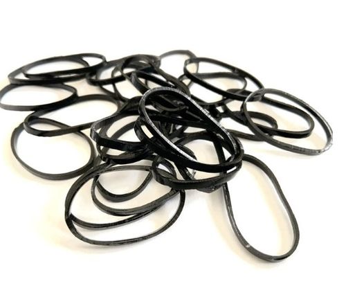 Rubber bands for attaching, black 200 pcs