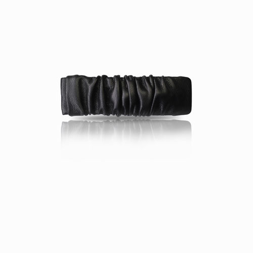 BP Accessories Leatherette Hair Clip rectangle slim, 8,5cm