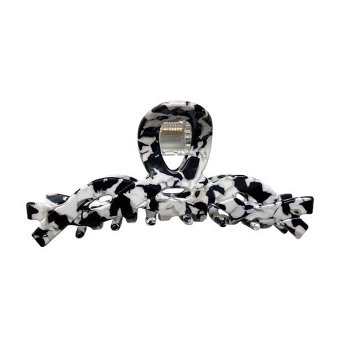 BP Accessories hairclip black and white 10cm