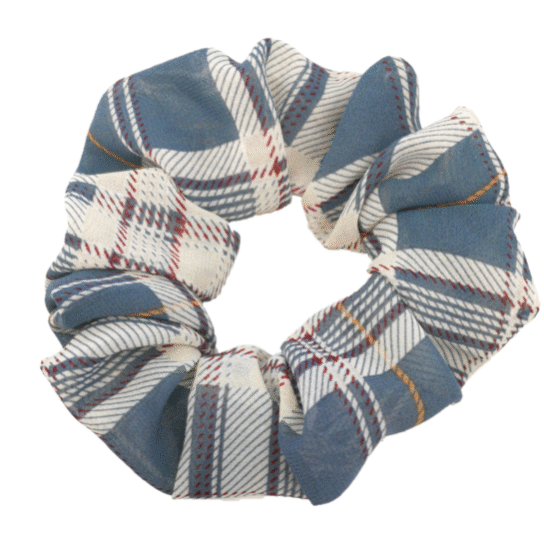 Bp Accessories Ruutukuvioinen Scrunchie Sininen
