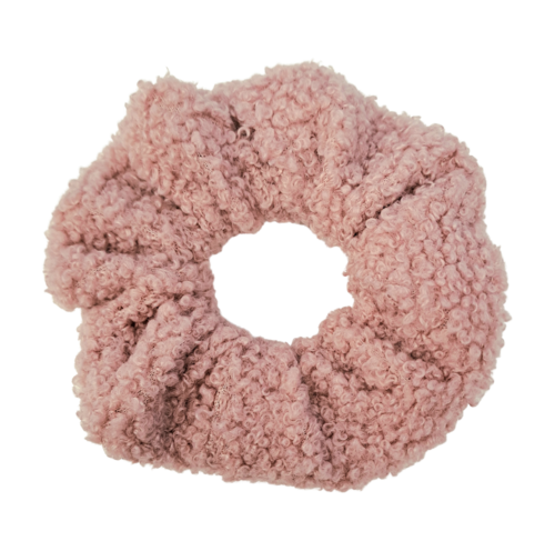 Bp Accessories Teddy Scrunchie Vaaleanpunainen