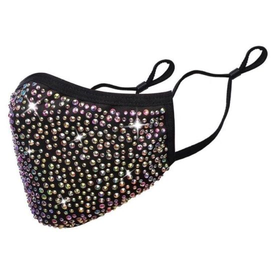 Diamond Kasvomaski Musta Multicolor
