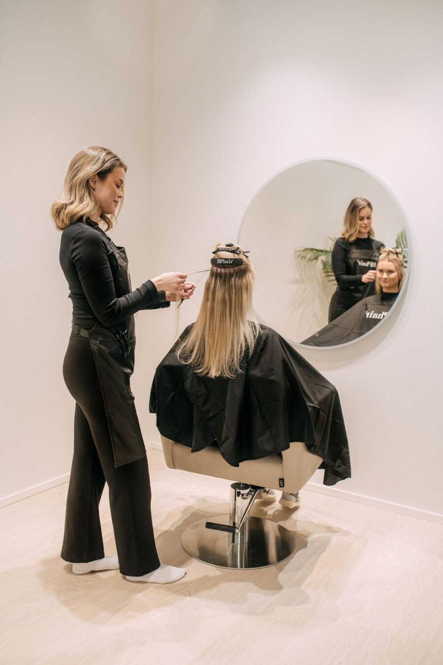 Bphair Beaded Weft Pidennysten Kiinnitys