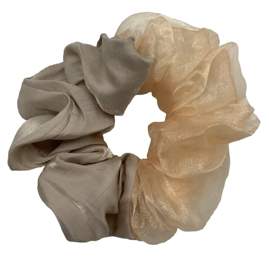 Kalve Kaksivarinen Scrunchie Beige
