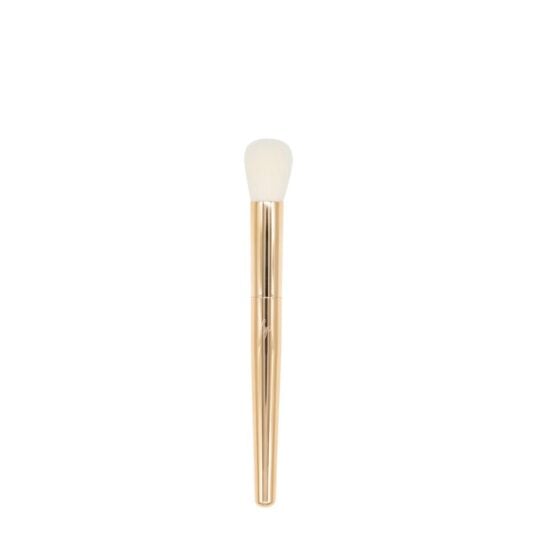 Bpretty Makeup Brush Blush -poskipunasivellin, vaaleat harjakset ja kultainen varsi.