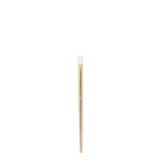 Bpretty Makeup Brush Highlighter -korostussivellin, vaaleat harjakset ja kultainen varsi.